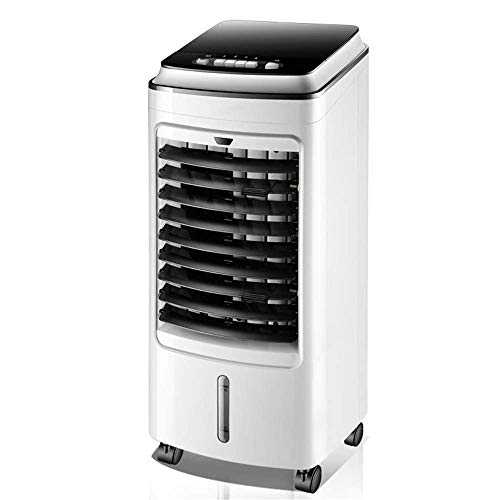 Evaporative Coolers Portable Air Conditioner w/5L Water Tank, Air Conditioning 3-In-1 Cool/Fan/Dehumidify, Quiet Energy Efficient Self Evaporation Mobile Air-Conditioning for Bedroom, Office, Kitchen