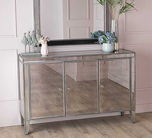 Urban Deco Alhambra Aged Mirrored Large Sideboard