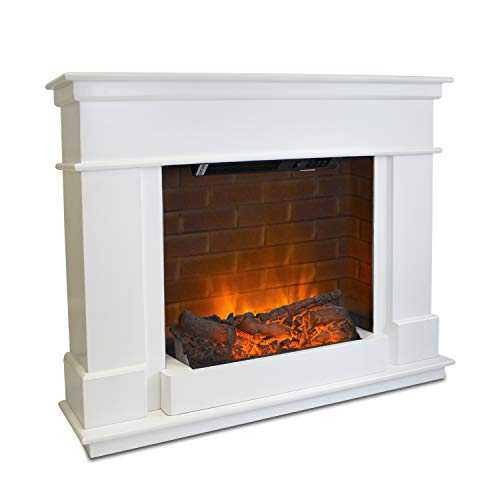 Fireplace Electric Fire Free Standing Mantelpiece Heater Brick Surround Suite