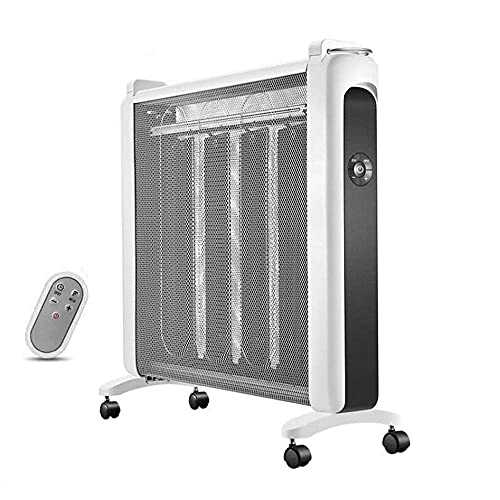 Electric Portable Space Heater, 4Fin Oil Filled Radiator Heater with 12-Hours Timer, Remote Control,Digital Thermostat, 3 Heat Settings,Tip-Over & Overheat Protection,Heater for Full Room Of