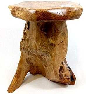 Solid teak root mini stool/table Part of our solid teak root wood range