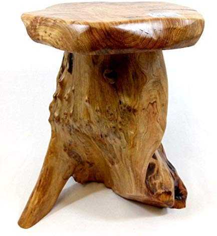 Solid teak root mini stool/table Part of our solid teak root wood range