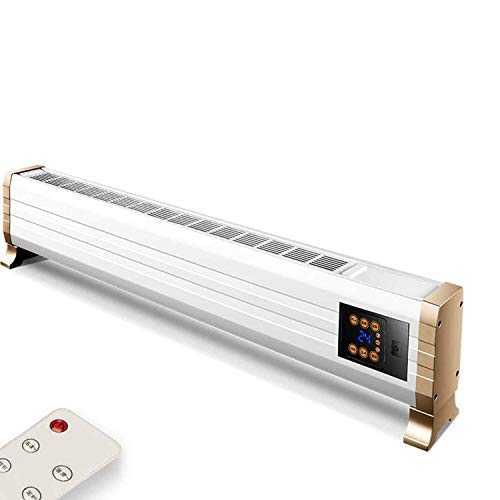 Electric Baseboard Heater, 2000W, Smart Thermostat, 24H Timer, for Bathroom, Bedroom And Office, Energy Saving, Whole House Heating, Gold