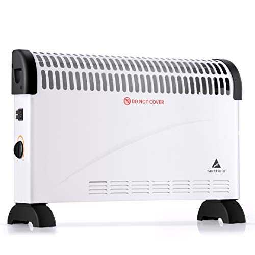 SORTFIELD Convector Radiator Heater/Adjustable 3 Heat Settings (750/1250 / 2000 W) Electrical Convection Heating with Adjustable Thermostat