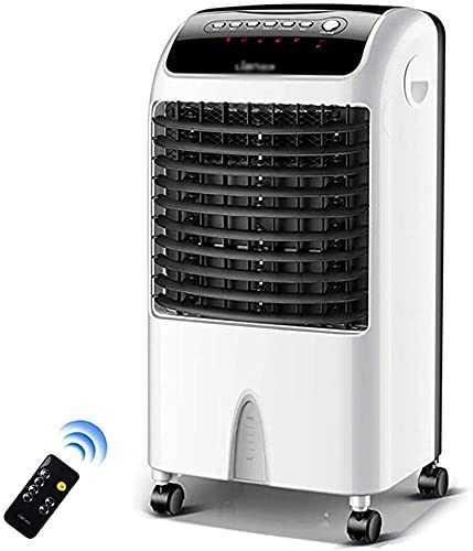 Evaporative Coolers Air Cooler 10,000 BTU Portable Air Conditioner, Three-In-One Floor-Standing Air Conditioner, with Remote Control And LED Display, 3 Fan Speeds, 7.5 Hour Timer And 7 Liter Home Or O