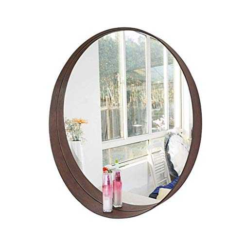 YLJYJ Mirror,Bathroom,Wall-Mounted,Makeup Mirror,Dressing Table,Nordic Round Hanging Circular Bevelled Wal Bathroom mirror
