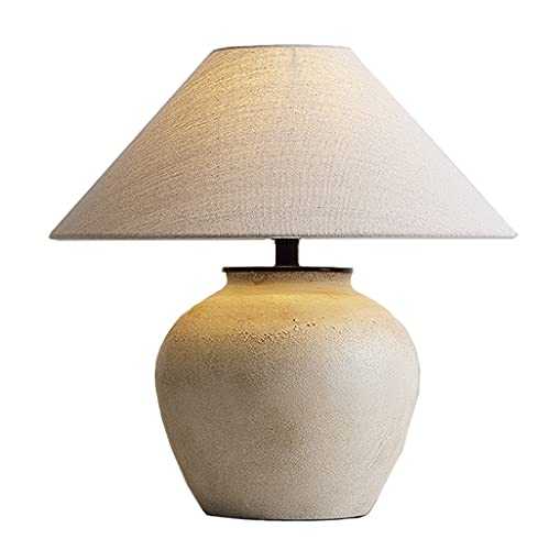 Simple and Creative Ceramic Bedside Table Lamp Modern Bedroom Bedside Table Lamp Study Room Living Room Household Lighting Decoration Lamp
