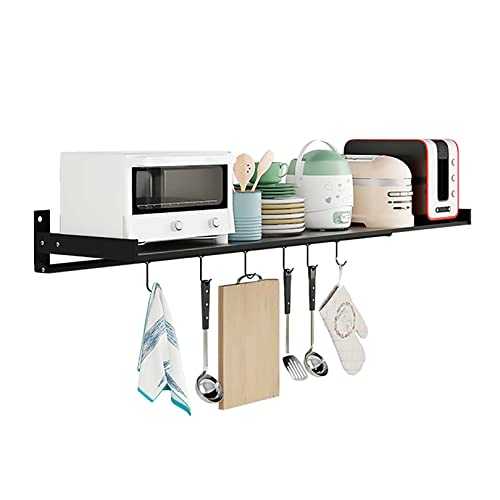 MYAOU Electric Oven Holders, Microwave Oven Rack Kitchen Shelf, Kitchen Pan Pot Rack Organizer 201 Stainless Steel, Wall Storage Racks