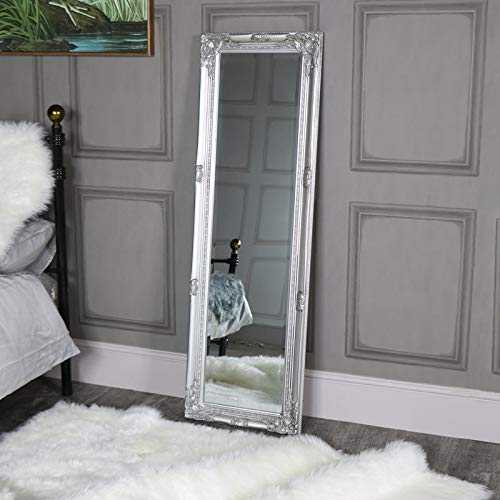 Melody Maison Tall Silver Wall/Leaner Mirror