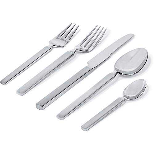 Alessi Dry Cutlery Set, White, 30-Piece