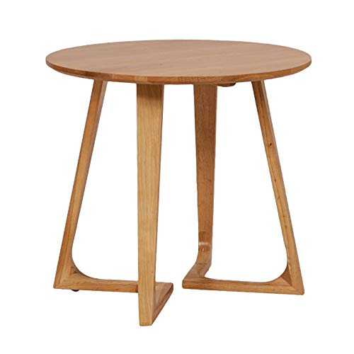 zlw-shop Sofa Table for Living Room Round Small End Side Coffee Tables Sofa Small Side Table Nightstand Solid Wood Accent Table for Living Room Bedroom Terrace End Table