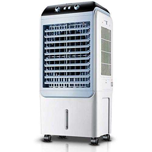 WSJTT Air Cooler,Personal Air Conditioner Fan, Air Personal Space Cooler Small Desktop Fan 40l Water Tank 3 Wind Speed Setting And Swing Function, Industrial Mobile Air Conditioning With Casters