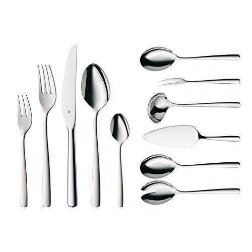 WMF Cutlery Set 66-pcs. Boston, 54.2 x 29.6 x 21.5 cm, Silver, Piece