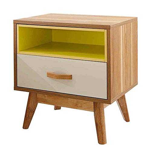 Accent Table Nightstand Bedroom Bedside Table Bedroom Bedside Table Office Large Capacity Storage Locker Bedroom Furniture Table 55x40x57cm Small Table
