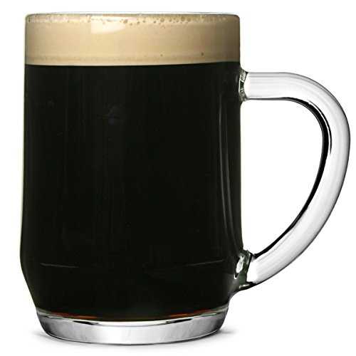 Arcoroc Haworth Pint Tankards 20oz / 568ml - Set of 4 | Beer Tankards, Beer Mugs, Pint Mugs, Handled Pint Glass, Beer Steins