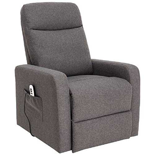 Identités Chair Mint 1 Motor Fabric Grey, Polyester, Gray