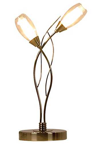Village At Home Iris Table lamp Antique Brass