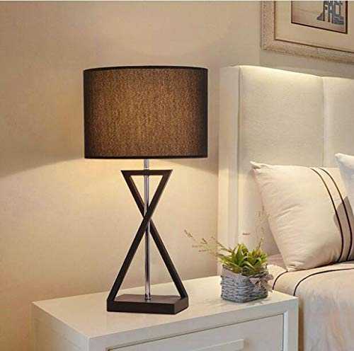 KAIBINY YY Art Deco Modern Standing Lights Floor Lamps for Living Room Bedroom LED Nordic Home Lighting Fixture Lampara De Pie Stand Lamps (Lampshade Color : Black table)