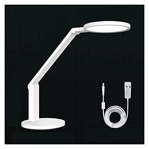 HONG678chuan Desk Office Lamp 12W Charging/plugging Dual Purpose Table Lamp Full Spectrum LED Desk Lamp with 10 Brightness Dimmer Touch Control Desk Lamp with USB Charging Port Desk Reading Light