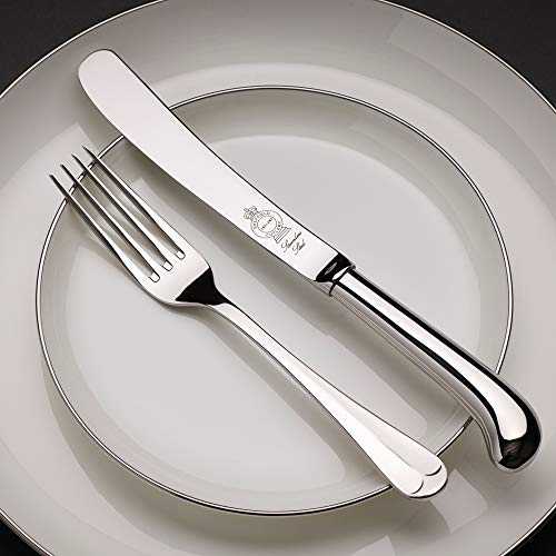 Pistol Rattail Pattern 44 Piece Stainless Steel Canteen of Cutlery - Made in Sheffield by Legacy Silverware