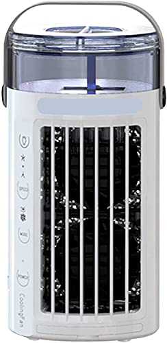 BANNAB Portable Air Cooler, Air Conditioners Evaporative Air Conditioners Cooler and Humidifier, Evaporative Coolers Purifier, 3 Fan Speeds, Mobile Air Cooling Fan for Home Office Bedroom Outdoor