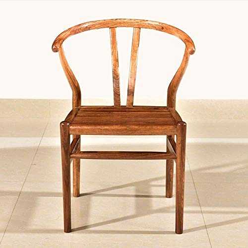 CESULIS Dining Room Chair Dining Chairs Kitchen Counter Leisure Chair Retro Solid Wood Classical Carved Dining Chair Suitable Home Hotel Office (Color : Brown, Size : 47x40x80cm)