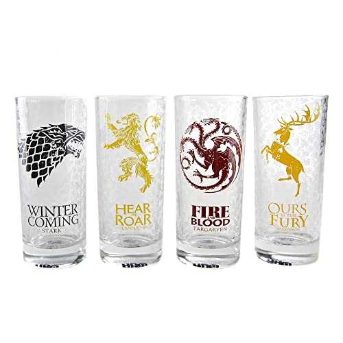 Glass Boxed (300ml) Set of 4 - Game Of Thrones (All Houses)