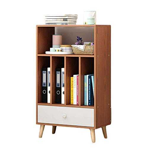 Shelves Oak Open shelf Bookshelf,Simple Floor-standing Multifunctional Furniture Storage cabinet Ample Space for storage Shelving unit-A 55x30x95cm(22x12x37inch),Size:55x30x95cm(22x12x37inch),Colour:A