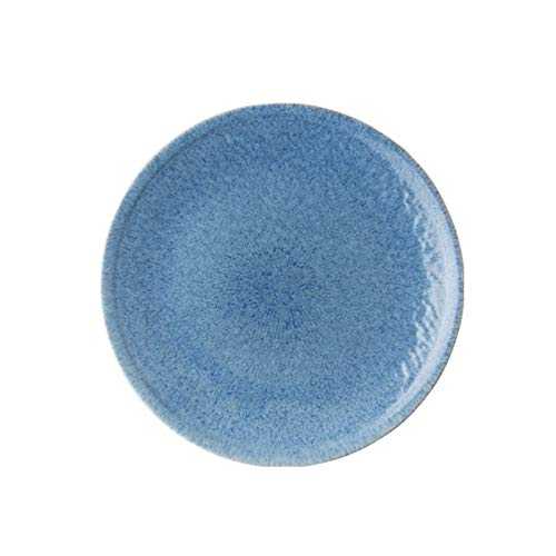 Dinner Plates Blue Dinner Plate with Delicate Texture, Large Plate Suitable for Steak, Salad, Appetizer, Microwave safe porcelain Plate Plate Set (Color : 4pack, Size : Large)