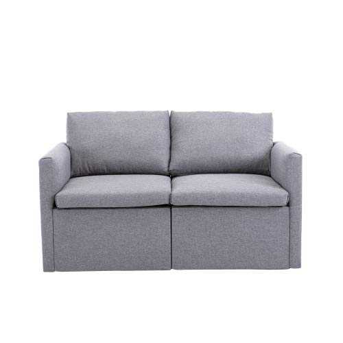 belupai Loveseat Double Seat Sofa Couch 2 Seater Modern 2 Tub Chair/Sofa Seating Fabric Lounger Settee Home Living Room Furniture