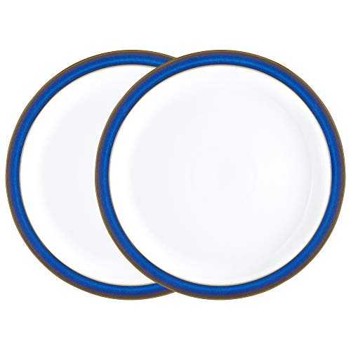 Denby Imperial Blue 2 Piece Dinner Plate Set