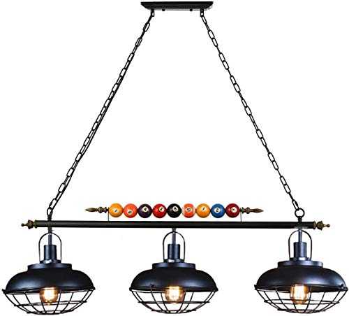 Modern chandelier ceiling lamps bedroom light Vintage Pool Table Pendant Light,Industrial Hanging Island Lighting Fixture Decorate Pendant Light For Kitchen Dining Table Gaming Room