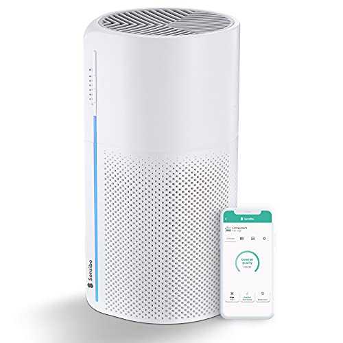 Sensibo Pure - The Advanced Smart Home Air Purifier With 3 Levels of Filtration. Traps, dust, pollen, odors, Pollutants and More. Compatible with Apple HomeKit, Siri, Google Home and Amazon Alexa.