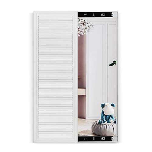 Full-length mirror, hidden entrance, sliding mirror, wall-mounted full-length mirror, bedroom can block the dressing mirror, 40 * 120 * 4.5cm sliding mirror