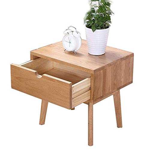 Coffee table， Tables Drawer Nightstand/Side Table, Wood Nightstand, Sofa & Console Tables, Living Room Bedroom Furniture, Wood Color Coffee Table Color : Wood, Size : 17.7113.7723.62in