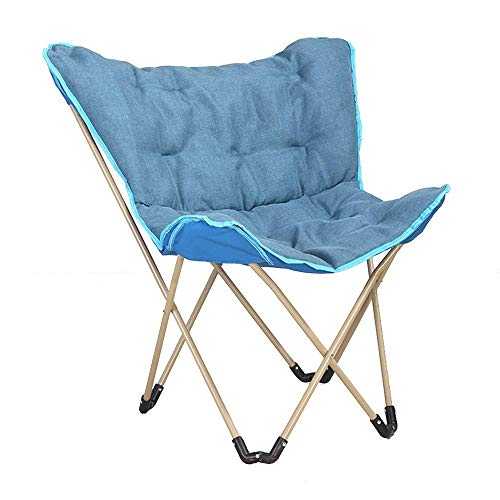 Modern Simplicity Folding Chair Patio Terrace Comfortable Folding Portable Recliner Sofa Armchair Sun Lounger Lazy Cushion Relaxation Chair (Color : B)