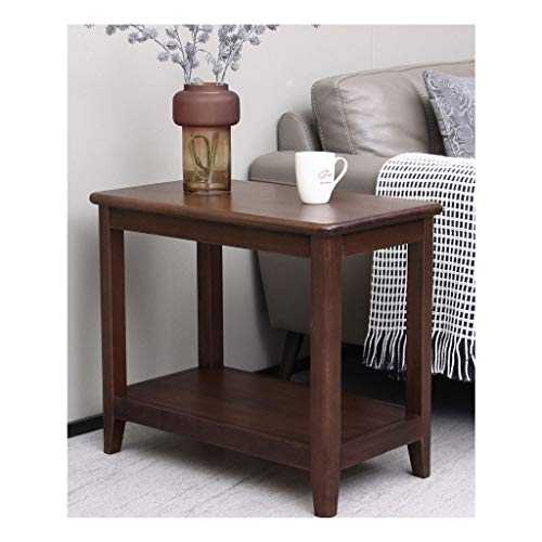 zlw-shop Sofa Table for Living Room Pure Solid Wood Coffee Table Simple And Fashionable Sofa Corner Table Next To The Cabinet Living Room Corner Small Coffee Table Square Table End Table (Size : A)