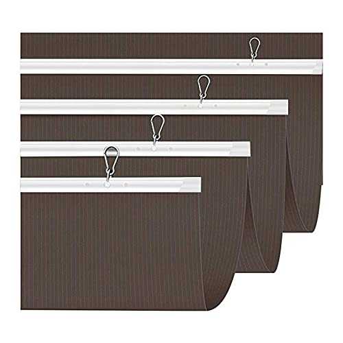 AOTNZ Sun Shade Sail, Replacement Pergola Wave Wood Pergola Canopy, Retractable Slide Wire Permeable Breathable Patio Cover Fabric For Outdoor Courtyard Lawn (Color : Gray, Size : 1.3x7m)
