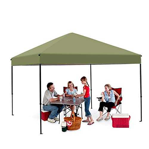Gazebo LZPQ 10' x 10' Instant Shelter Pop-Up Canopy Tent,waterproof,Side cloth and epitaxial curtain can be added, accessories include ground nails/wind rope/storage bag