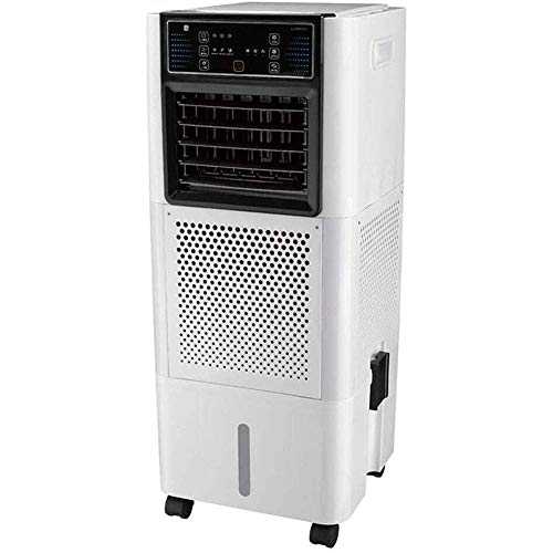 Dual Hose Portable Air Conditioner, Air Conditioner Humidifier, Cooler, 3 In 1, Portable, 3 Modes, LED Panel, 90W18L Water Tank, Wheels, Ice Pack, Remote Control, White Huangwei7210