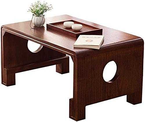 SHUMEISHOUT End Tables Coffee Table Coffee Tables Balcony Small Coffee Table Coffee Tables Bedroom Computer Table Load Capacity 230kg,Brown,50 * 40 * 40cm