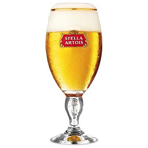 SP Stella Artois Chalice Beer Glasses | CE Marked | Nucleated (2, 20oz / 570ml / Pint)