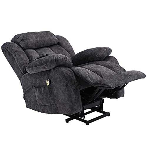 ModernLuxe Power Massage Lift Recliner Armchair with Heat & Vibration for Elderly, Heavy Duty and Safety Motion Reclining Mechanism Sofa Lounge Home Living Room Leg Rest