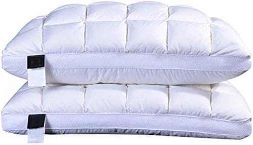 FCXBQ pillow Protect the cervical spine and help sleep are soft and fluffy without collapsing moisture-absorbing breathable anti-bacterial and anti-mite rebound fast