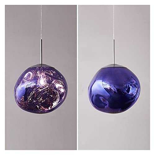 LED Chandeliers, Nordic LED Lava Pendant Lights Modern Lustre Hanging Lamp Living Room Parlon Indoor Lighting Suspension Luminaire Pendant Lamp (Color : Purple, Size : 30CM)