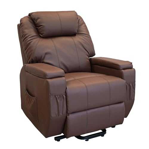 Pro Rider Mobility Dorchester Rise and Recline Chair Dual Motor Electric Recliner (23st/150KG Max User Weight) (Chocolate Brown)