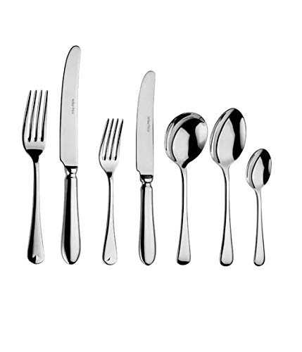 Arthur Price Every Day Old English 58 Piece 8 Person Cutlery Canteen, Stainless Steel, 53.4 x 31.6 x 6.86 cm