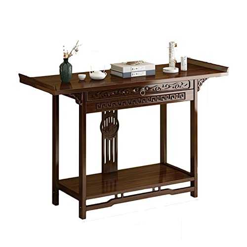 Living Room Console Table, 100CM Heighten Side Table Console Tables For Hallway Console Narrow Entry Table For Entryway Hallway Sofa(Size:100 * 40 * 100CM)