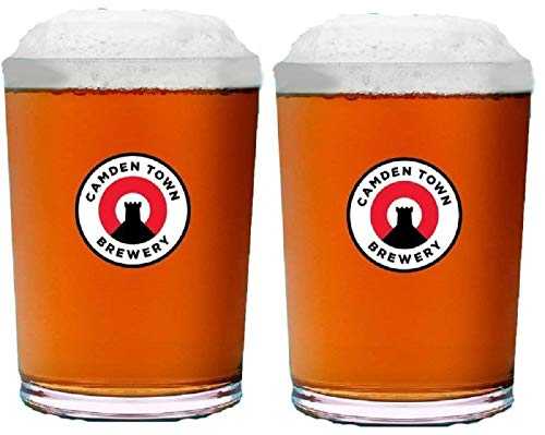 Official Camden Town Brewery Jacks Pint Glass - Set of 2