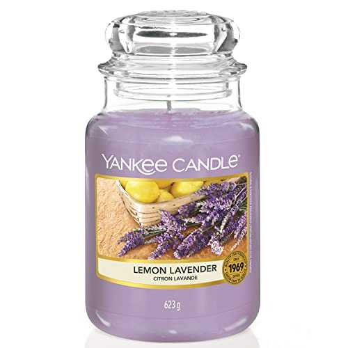 Yankee Candle Scented Candle | Lemon Lavender Large Jar Candle | Long Burning Candles: up to 150 Hours | Perfect Gifts for Women